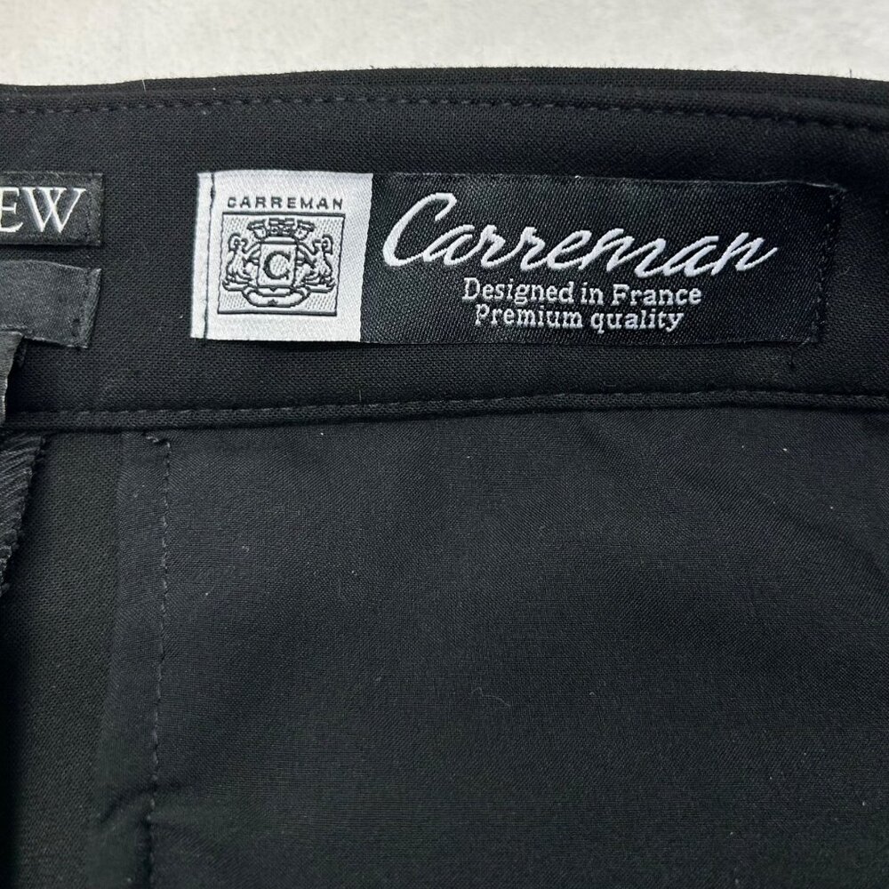 J.Crew Kate Black Trousers Womens Size 4 Carreman Premium Quality Straight Leg C - Picture 4 of 11